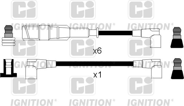 Quinton Hazell XC462 - Комплект запалителеи кабели vvparts.bg
