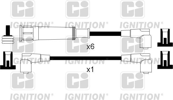 Quinton Hazell XC467 - Комплект запалителеи кабели vvparts.bg