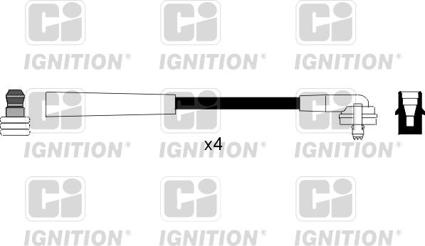 Quinton Hazell XC401 - Комплект запалителеи кабели vvparts.bg