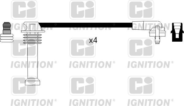 Quinton Hazell XC402 - Комплект запалителеи кабели vvparts.bg