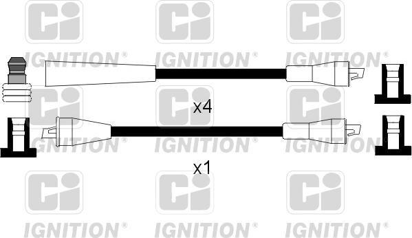 Quinton Hazell XC411 - Комплект запалителеи кабели vvparts.bg