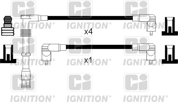 Quinton Hazell XC438 - Комплект запалителеи кабели vvparts.bg