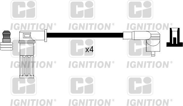 Quinton Hazell XC558 - Комплект запалителеи кабели vvparts.bg