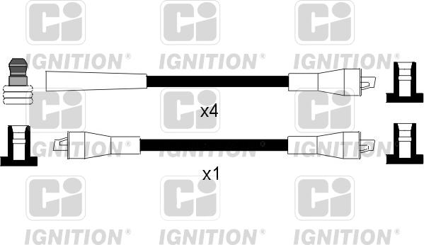 Quinton Hazell XC564 - Комплект запалителеи кабели vvparts.bg