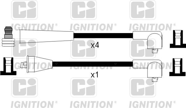 Quinton Hazell XC502 - Комплект запалителеи кабели vvparts.bg