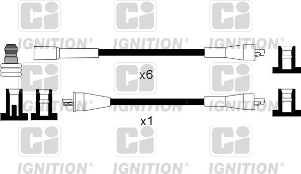 Quinton Hazell XC589 - Комплект запалителеи кабели vvparts.bg