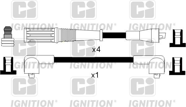 Quinton Hazell XC539 - Комплект запалителеи кабели vvparts.bg