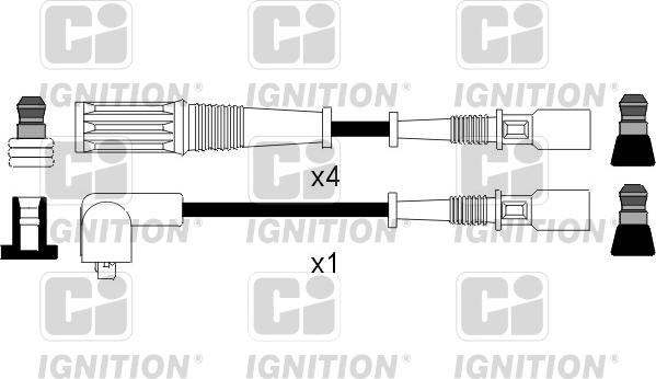 Quinton Hazell XC535 - Комплект запалителеи кабели vvparts.bg