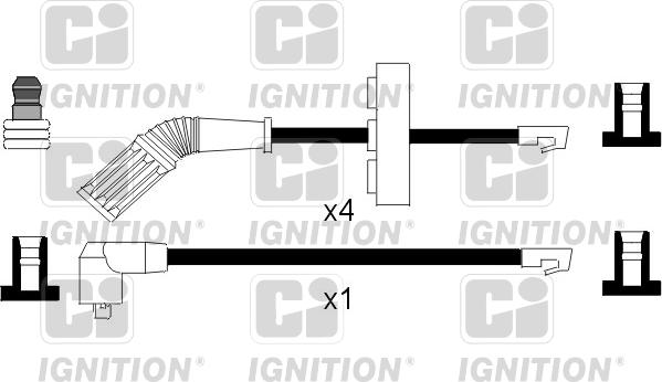 Quinton Hazell XC532 - Комплект запалителеи кабели vvparts.bg