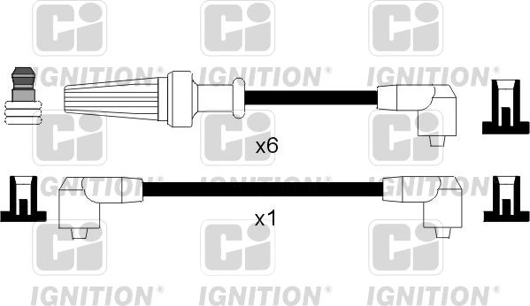 Quinton Hazell XC576 - Комплект запалителеи кабели vvparts.bg