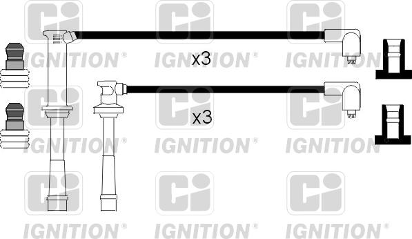 Quinton Hazell XC651 - Комплект запалителеи кабели vvparts.bg