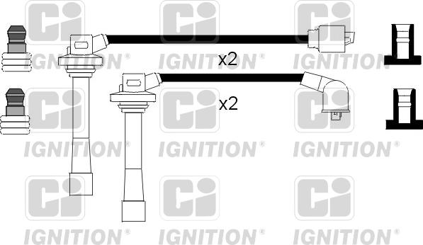 Quinton Hazell XC653 - Комплект запалителеи кабели vvparts.bg