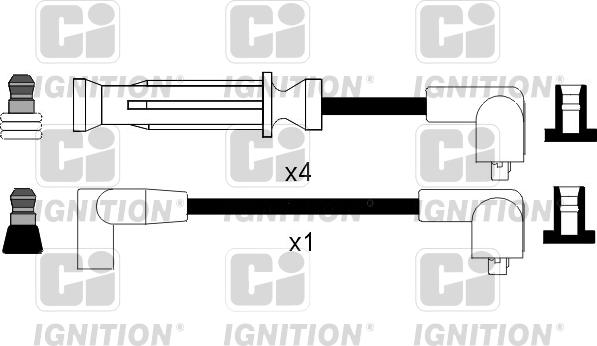 Quinton Hazell XC616 - Комплект запалителеи кабели vvparts.bg