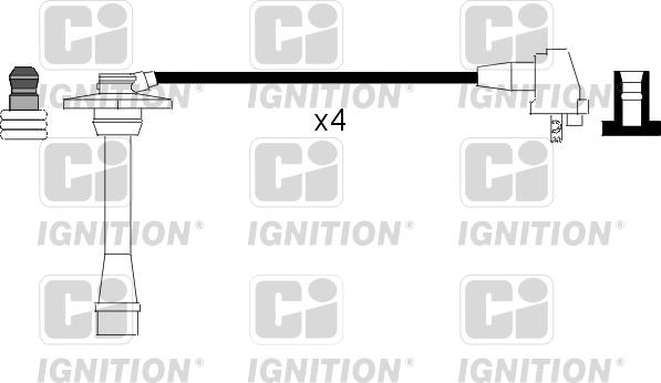 Quinton Hazell XC633 - Комплект запалителеи кабели vvparts.bg