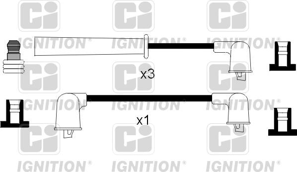 Quinton Hazell XC675 - Комплект запалителеи кабели vvparts.bg