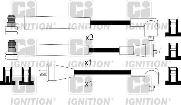 Quinton Hazell XC1094 - Комплект запалителеи кабели vvparts.bg