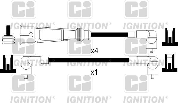 Quinton Hazell XC1095 - Комплект запалителеи кабели vvparts.bg