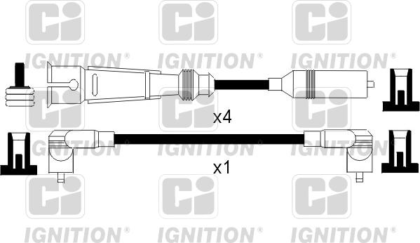 Quinton Hazell XC1093 - Комплект запалителеи кабели vvparts.bg
