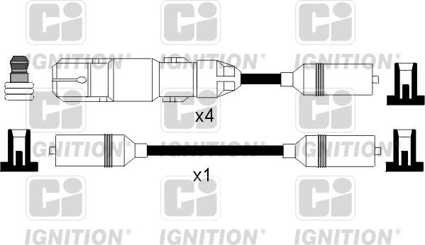Quinton Hazell XC1043 - Комплект запалителеи кабели vvparts.bg