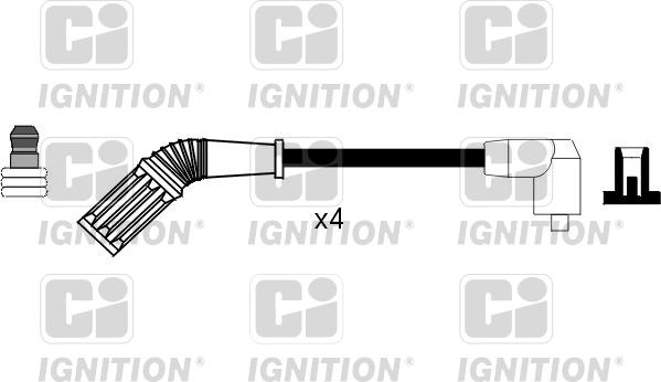 Quinton Hazell XC1055 - Комплект запалителеи кабели vvparts.bg