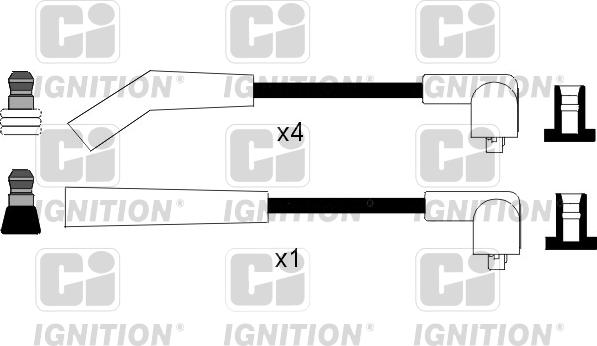 Quinton Hazell XC1056 - Комплект запалителеи кабели vvparts.bg