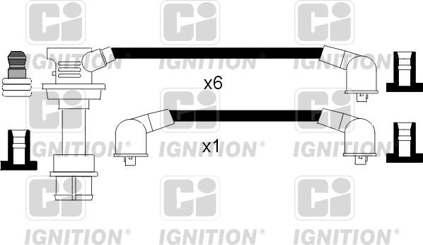 Quinton Hazell XC1058 - Комплект запалителеи кабели vvparts.bg