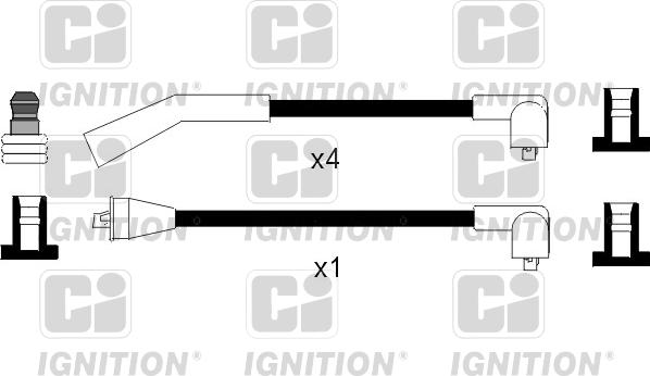Quinton Hazell XC1069 - Комплект запалителеи кабели vvparts.bg
