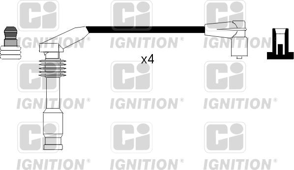 Quinton Hazell XC1066 - Комплект запалителеи кабели vvparts.bg