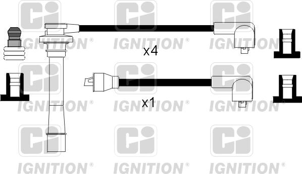 Quinton Hazell XC1061 - Комплект запалителеи кабели vvparts.bg