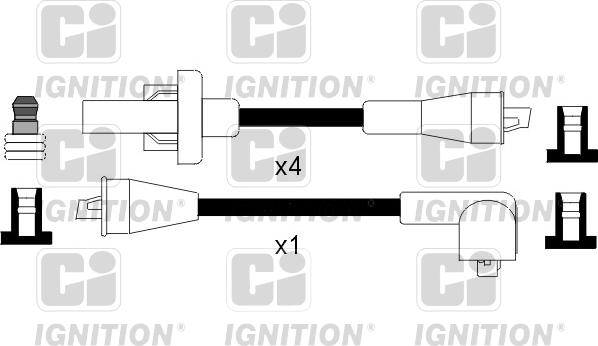 Quinton Hazell XC1067 - Комплект запалителеи кабели vvparts.bg