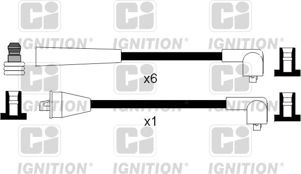 Quinton Hazell XC1001 - Комплект запалителеи кабели vvparts.bg