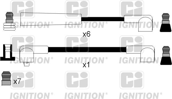 Quinton Hazell XC1015 - Комплект запалителеи кабели vvparts.bg