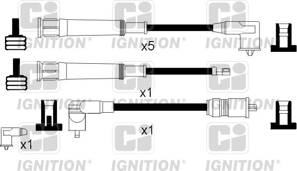 Quinton Hazell XC1017 - Комплект запалителеи кабели vvparts.bg