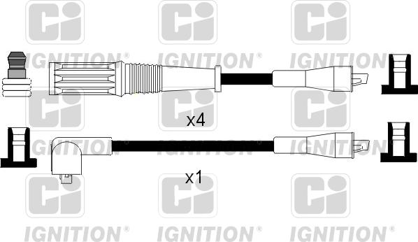 Quinton Hazell XC1086 - Комплект запалителеи кабели vvparts.bg