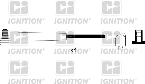 Quinton Hazell XC1081 - Комплект запалителеи кабели vvparts.bg