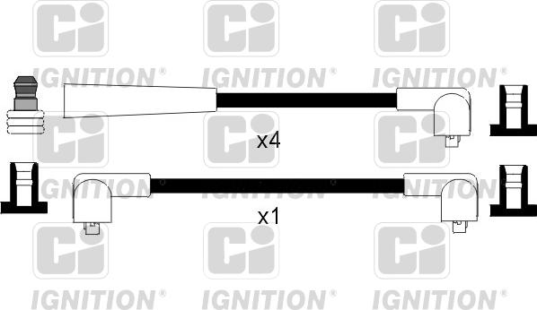 Quinton Hazell XC1082 - Комплект запалителеи кабели vvparts.bg