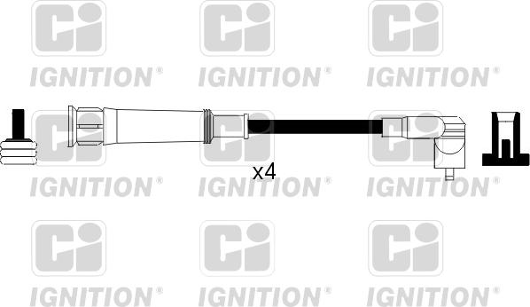 Quinton Hazell XC1039 - Комплект запалителеи кабели vvparts.bg