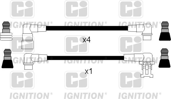 Quinton Hazell XC1036 - Комплект запалителеи кабели vvparts.bg