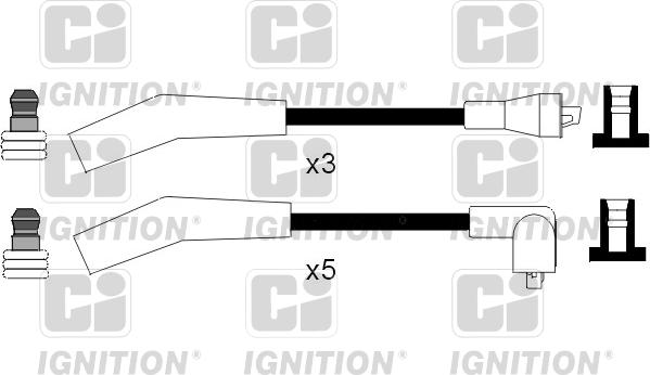 Quinton Hazell XC1031 - Комплект запалителеи кабели vvparts.bg