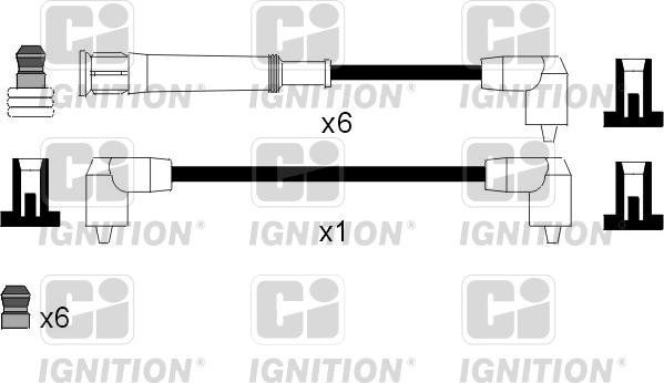 Quinton Hazell XC1038 - Комплект запалителеи кабели vvparts.bg