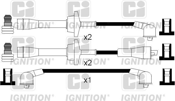 Quinton Hazell XC1029 - Комплект запалителеи кабели vvparts.bg