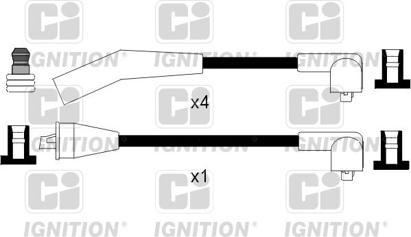 Quinton Hazell XC1022 - Комплект запалителеи кабели vvparts.bg