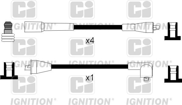 Quinton Hazell XC1075 - Комплект запалителеи кабели vvparts.bg