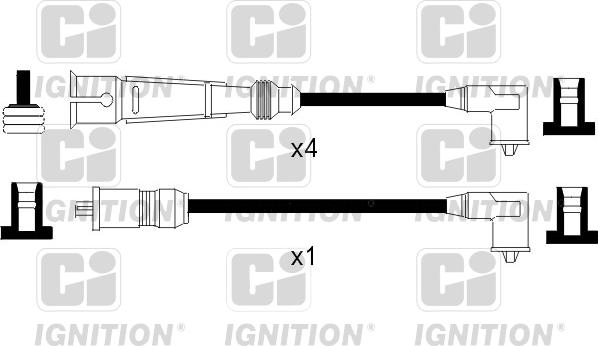 Quinton Hazell XC1070 - Комплект запалителеи кабели vvparts.bg