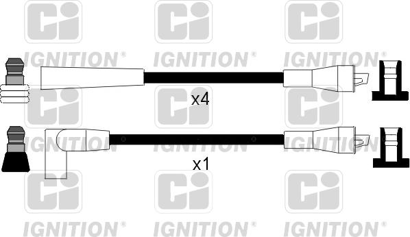 Quinton Hazell XC1071 - Комплект запалителеи кабели vvparts.bg