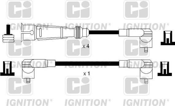 Quinton Hazell XC1199 - Комплект запалителеи кабели vvparts.bg