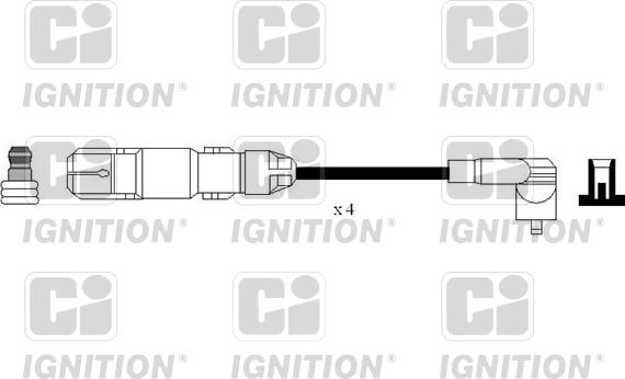 Quinton Hazell XC1194 - Комплект запалителеи кабели vvparts.bg