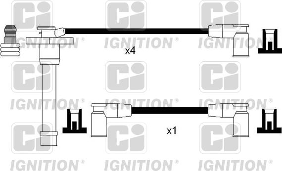 Quinton Hazell XC1146 - Комплект запалителеи кабели vvparts.bg