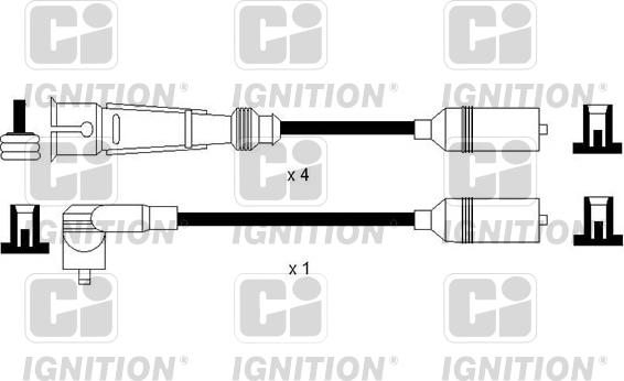 Quinton Hazell XC1159 - Комплект запалителеи кабели vvparts.bg