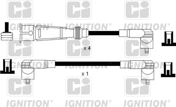 Quinton Hazell XC1151 - Комплект запалителеи кабели vvparts.bg